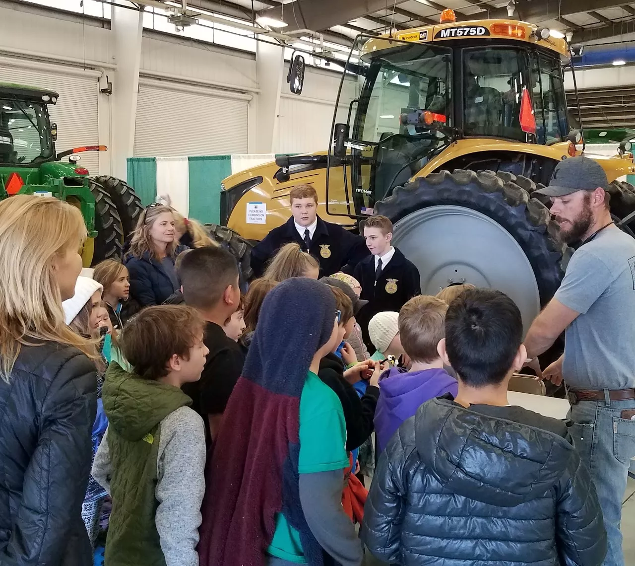 Kids Learning About Tractors